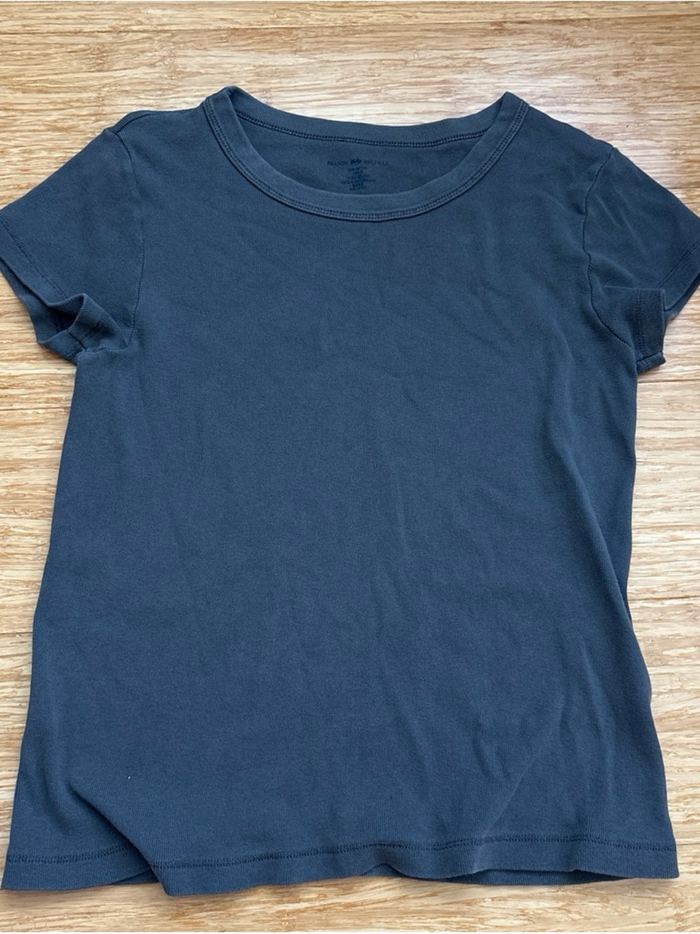 Brandy Melville Classic charcoal Short Sleeve Crewneck Tee